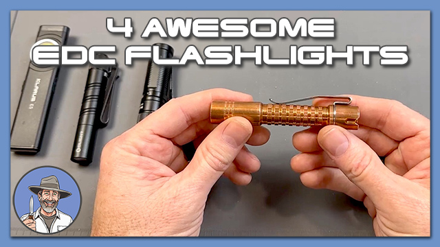 4 Awesome EDC Flashlights Tested