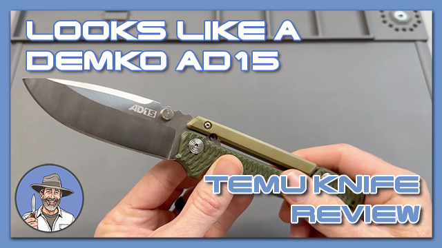 A Knife From Temu That Looks Like A Demko AD15