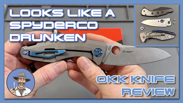 A Knife From OKK That Looks Like A Spyderco Drunken