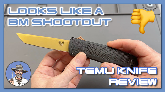 A Knife From Temu That Looks Like A BM Shootout