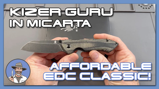 Kizer Guru Micarta – Affordable & Smooth EDC Classic