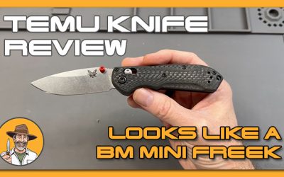 A Knife From Temu That Looks Like A Mini Freek