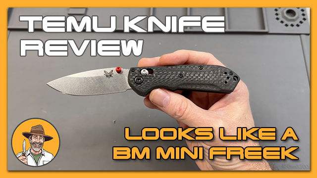 A Knife From Temu That Looks Like A Mini Freek