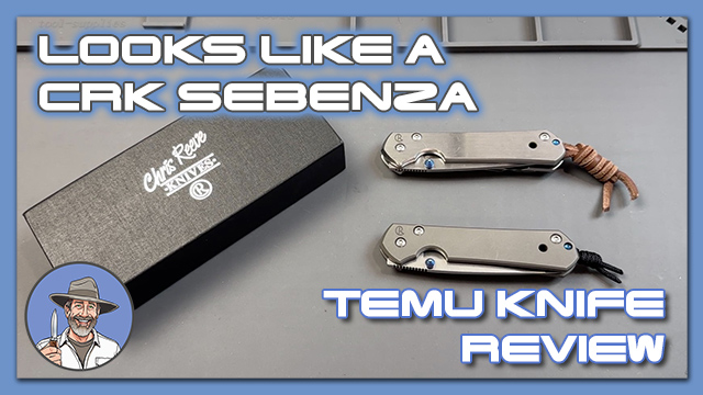 2 Knives From Temu That Look Like Small Sebenzas