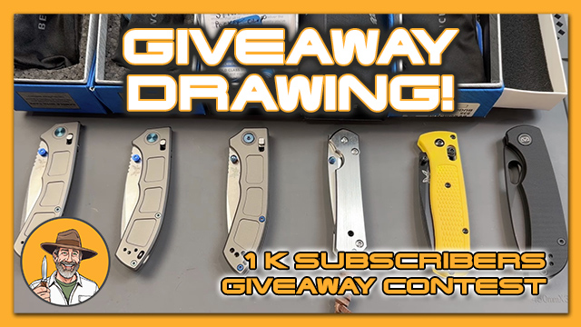 1k Subscribers Giveaway Drawing!