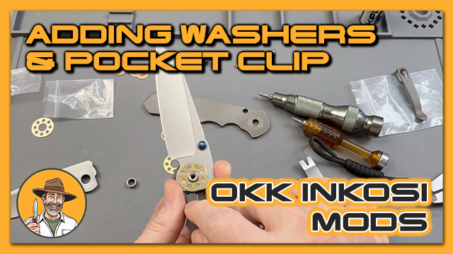 OKK Inkosi Mods – Adding Perforated Washers & Ti Clip