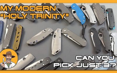 My Modern Holy Trinity of Knives: Three Best Folders in My Collection