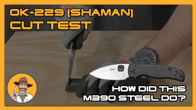 OK-229 Cut Test: Does This M390 Steel Make the Grade?
