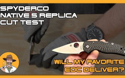 Spyderco Native 5 CF Replica Cut Test: Will My Favorite EDC Deliver?