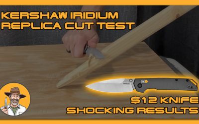 Kershaw Iridium Replica Cut Test: $12 Knife Shocking Results!