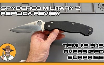 Spyderco Military 2 Replica Review: Temu’s $15 Oversized Surprise