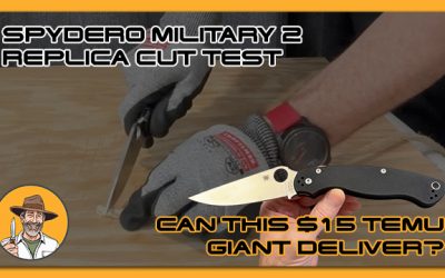 Spyderco Military 2 Replica Cut Test: Can This $15 Temu Giant Deliver?