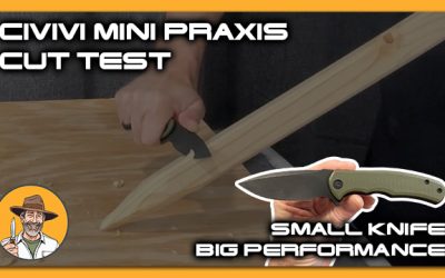 Civivi Mini Praxis Cut Test: Small Knife, Big Performance