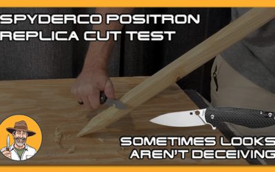 Spyderco Positron Replica Cut Test: Sometimes Looks Aren’t Deceiving